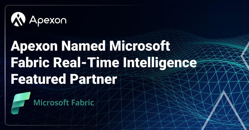 Apexon Named Microsoft Fabric Real-Time Intelligence Featured Partner