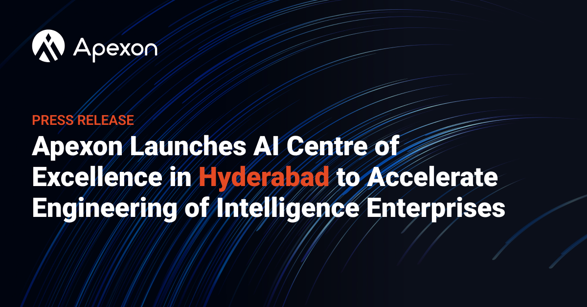 Apexon Launches AI Center of Excellence in Hyderabad to Accelerate Engineering of Intelligent Enterprises